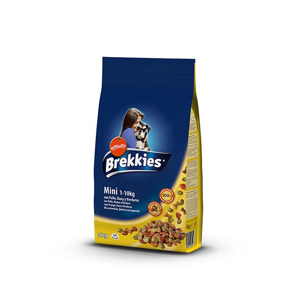 Brekkies Excel Mini Adult Renkli Taneli Küçük Irk Yetişkin Köpek Maması 3 Kg