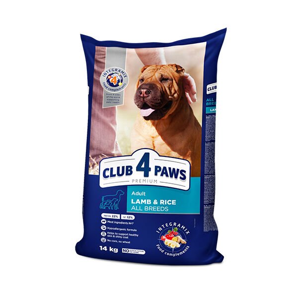 Club4Paws Premium Adult Kuzulu Yetişkin Köpek Maması 2 Kg
