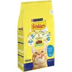 Friskies Sterilised Somonlu ve Sebzeli Kısırlaştırılmış Yetişkin Kedi Maması 10 Kg