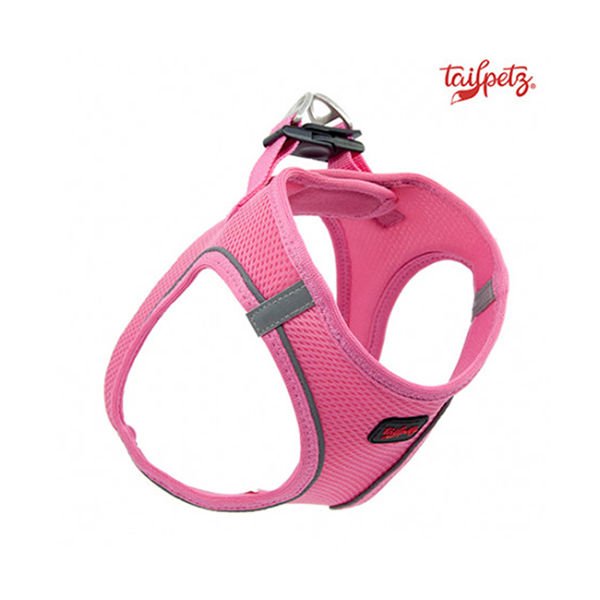 Tailpetz Air Mesh Köpek Göğüs Tasması (3XS) Pembe