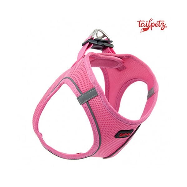 Tailpetz Air Mesh Köpek Göğüs Tasması (2XS) Pembe