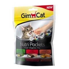 Gimcat Nutripockets Malt Multivitamin Kedi Ödül Maması 150 Gr