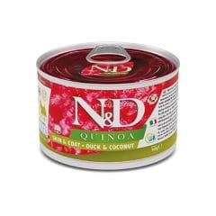 N&D Quinoa Ördekli ve Hindistan Cevizli Mini Irk Konserve Yaş Köpek Maması 140 Gr