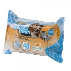 Ferplast Genico Fresh Ferahlatıcı Köpek Temizleme Mendili 40 Adet