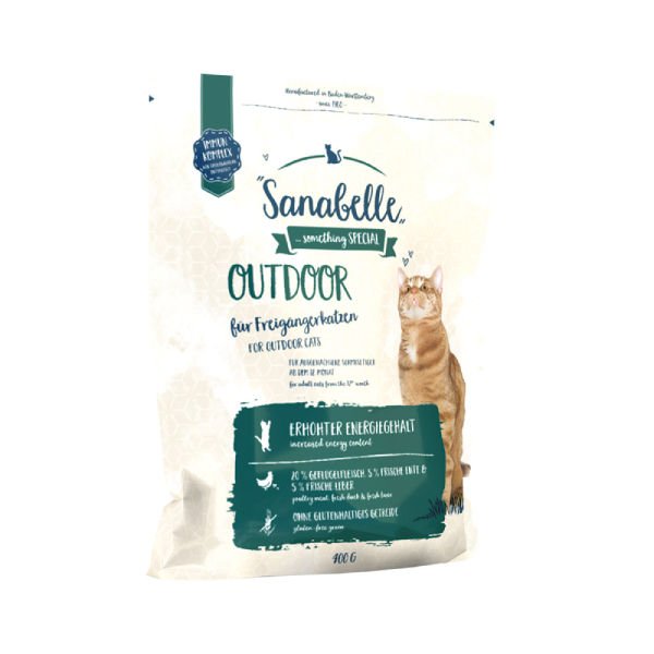 Sanabelle Outdoor Kümes Hayvanlı Ev Dışında Yaşayan Yetişkin Kedi Maması 400 Gr