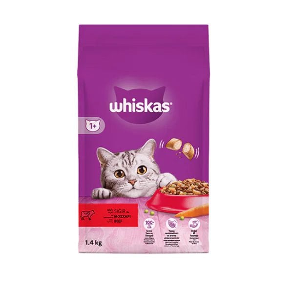 Whiskas Adult Sığır Etli Yetişkin Kedi Maması 3.8 Kg