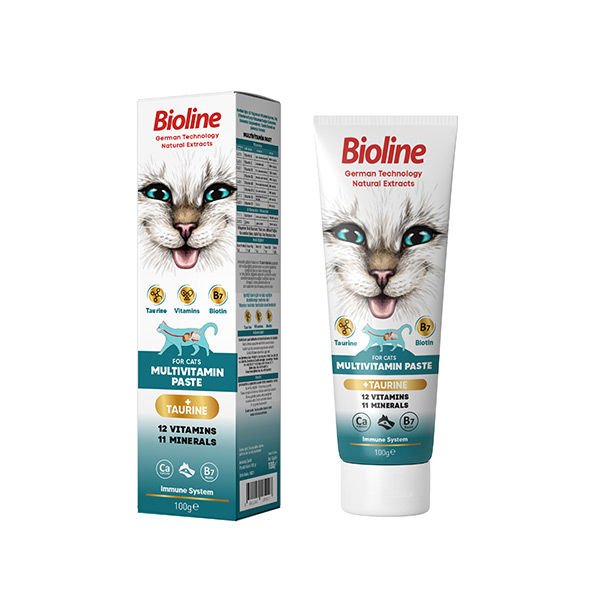 Bioline Multivitamin Paste Cat Kedi Vitamin Macunu 100 Gr