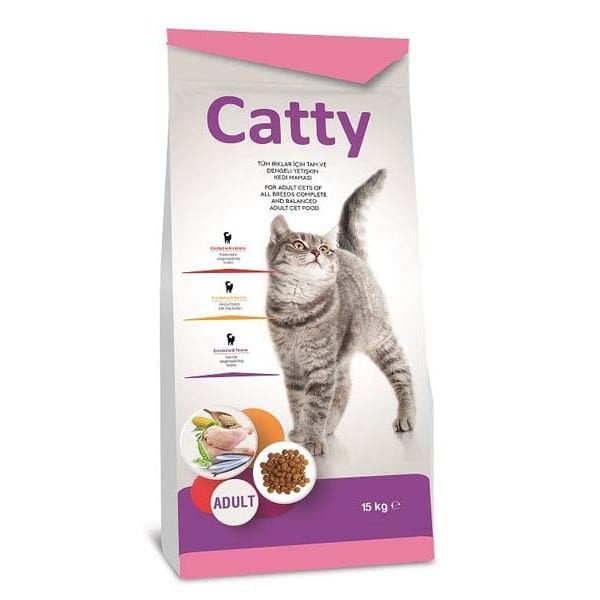 Catty Adult Tavuklu Yetişkin Kedi Maması 15 Kg