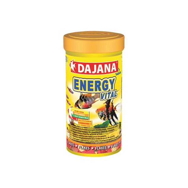 Dajana Tropical Energy Vital Flakes Akvaryum Balık Yemi 100 Ml 20 Gr