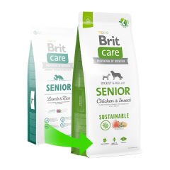 Brit Care Sustainable Tavuklu ve Böcek Proteinli Yaşlı Köpek Maması 3 Kg