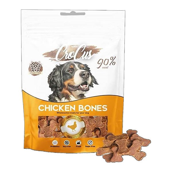 Crocus Bones Tavuklu Tahılsız Köpek Ödül Maması 80 Gr