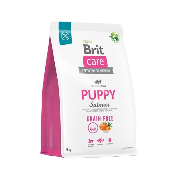 Brit Care Puppy Tahılsız Skin & Coat Somonlu Yavru Köpek Maması 3 Kg
