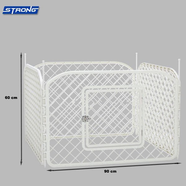 Strong Plastik Çit (4 Adet 90x60 Panel)