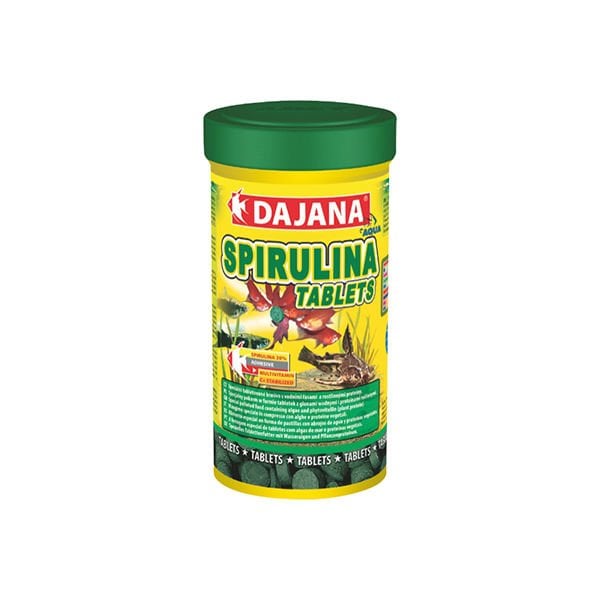 Dajana Spirulina Tablets Akvaryum Balık Yemi 100 Ml 50 Gr