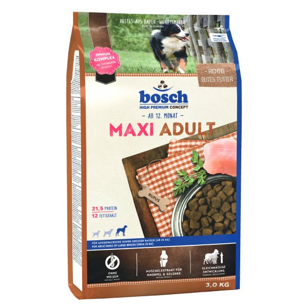 Bocsh Maxi Adult Kümes Hayvanlı Büyük Irk Yetişkin Köpek Maması 3 Kg