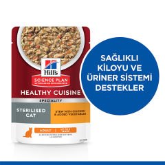 Hills Young Sterilised Tavuklu Kısırlaştırılmış Kedi Maması 10 Kg