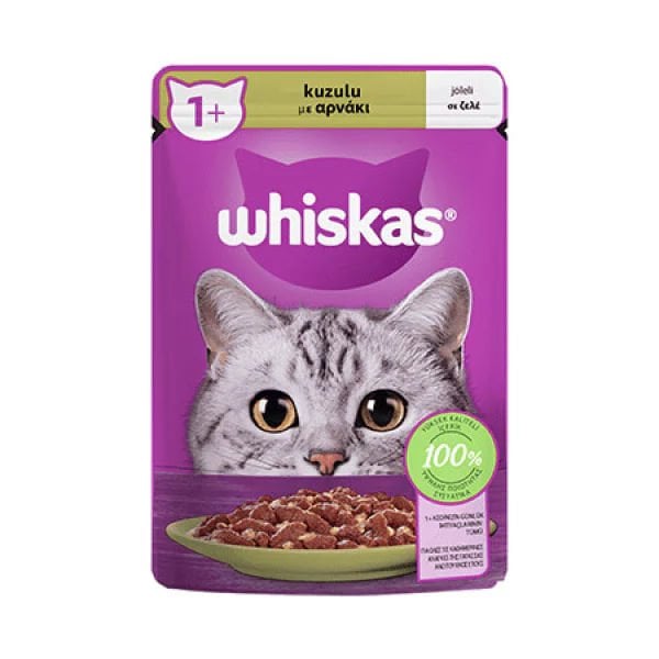 Whiskas Pouch Kuzu Etli Yetişkin Konserve Kedi Maması 85 Gr