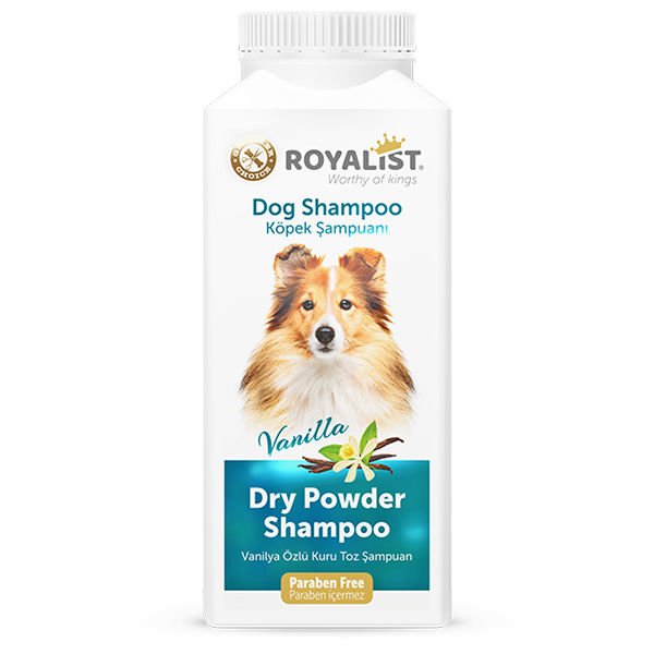 Royalist Parabensiz Köpekler için Vanilyalı Kuru Toz Şampuan 150 Gr