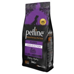 Petline Natural Kids Puppy Kuzu Etli Yavru Köpek Maması 3 Kg