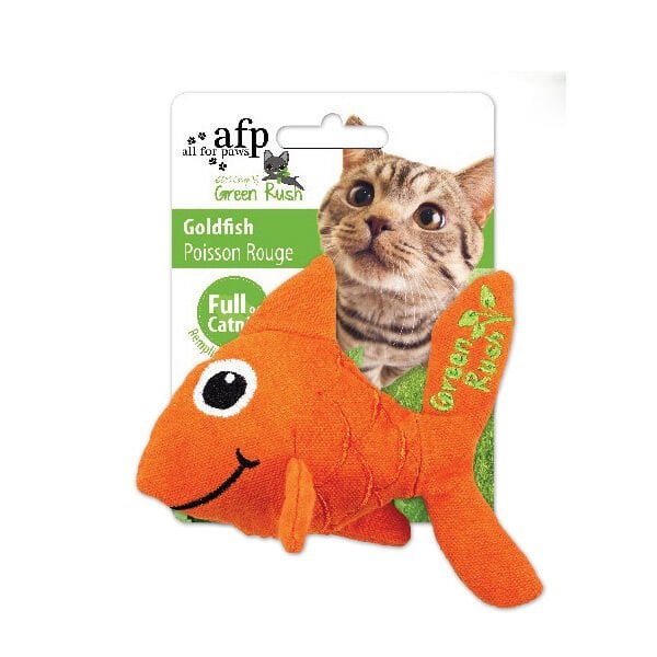 Afp Green Rush Kedi Otlu Japon Balığı Peluş Kedi Oyuncağı
