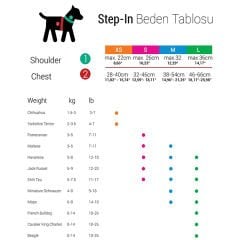 Tailpetz Step İn Göğüs Tasması (XS) Neon Turuncu