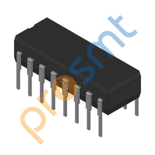 CD74HCT4015E, PUSH-PULL SERIAL TO PARALLEL 16-PDIP kılıf.