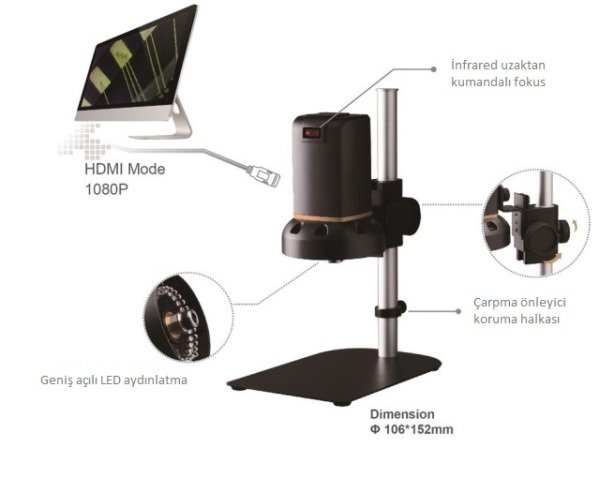 ProZoom Digi AF-HD Otofokus Dijital Mikroskop Seti