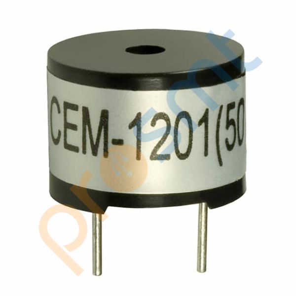 CEM-1201(50) AUDIO MAGNETIC XDCR 1-2V TH - ALARM, BUZZER, SIREN