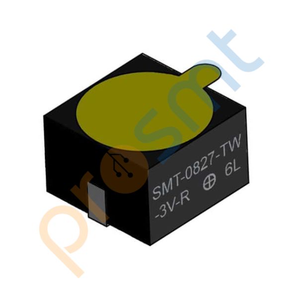 SMT-0827-TW-3V-R BUZZER MAGNETIC 3.6V 8.5MM SMD - ALARM, BUZZER, SIREN