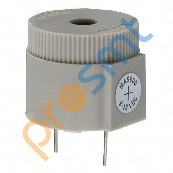 MAS800Q AUDIO PIEZO INDICATOR 9-12V TH - ALARM, BUZZER, SIREN