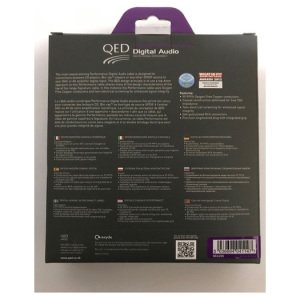 QED QE6200 Performance Digital Audio Coaxial İnterconnect Kablo 1m