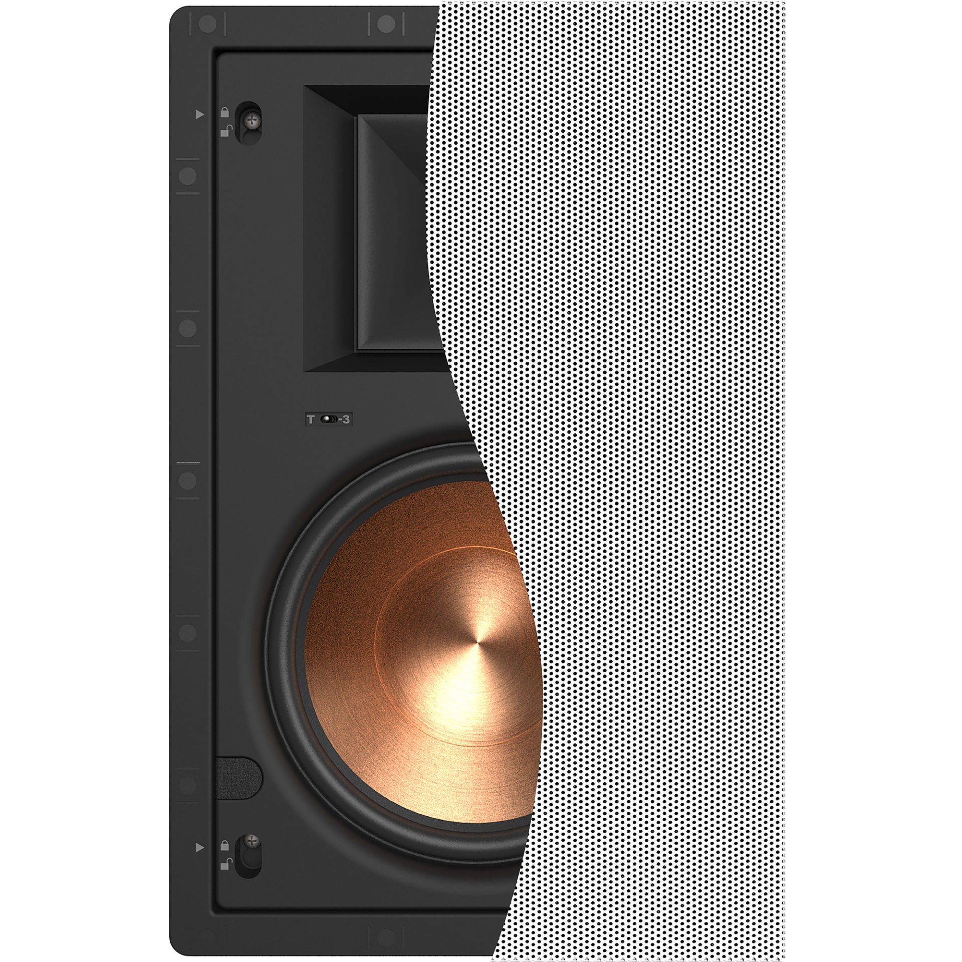 Klipsch PRO-18-RW Duvar İçi Kasasız Hoparlör Beyaz Dikdörtgen -Tek