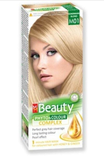 Beauty Bitkisel Saç Boyası (M01 & Platin Kumral)