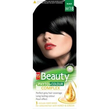 Beauty Bitkisel Saç Boyası (M18 & Siyah)