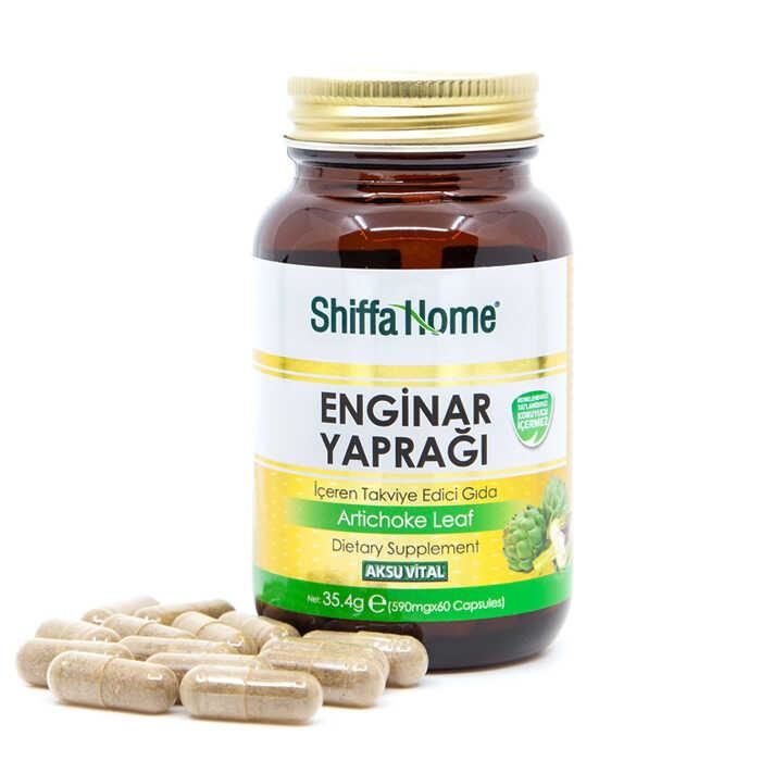 Shiffa Home Enginar Yaprağı Kapsül (590mg x 60 Kapsül)