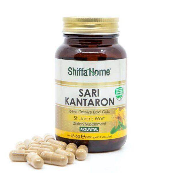 Shiffa Home Sarı Kantaron Kapsül (560mg x 60 Kapsül)