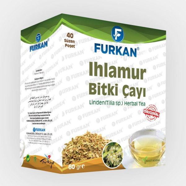 Furkan Ihlamur Bitki Çayı (40 Süzen Poşet x 60 Gr)