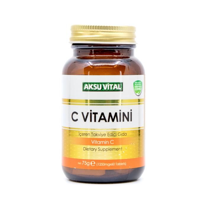 Aksu Vital Vitamin C 60 Tablet 1250 mg