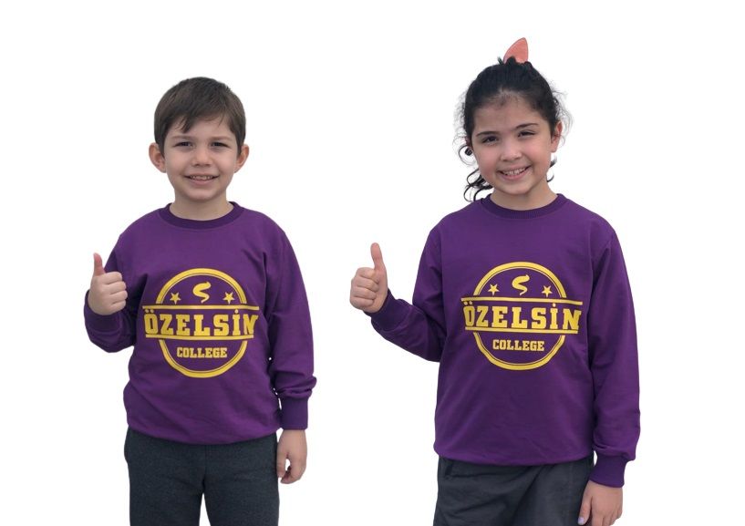 Mor Uzun Kol Sweat
