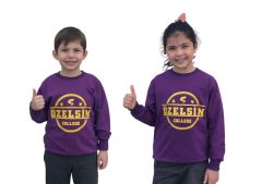 Mor Uzun Kol Sweat