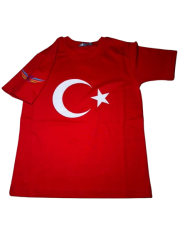 Ay Yıldız Kırmızı Tişört