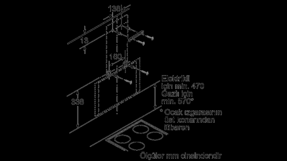 Profilo DVE6G520 Davlumbaz