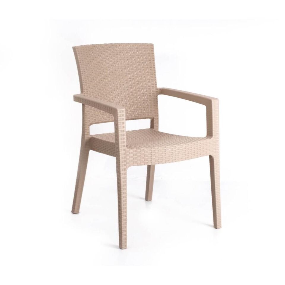 Akr Turin Rattan Koltuk Cappicino