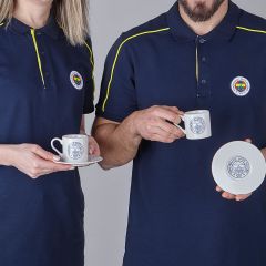 Neva N3421 2 Li Kahve Fincan Takımı Fenerbahçe Lisanslı Logo