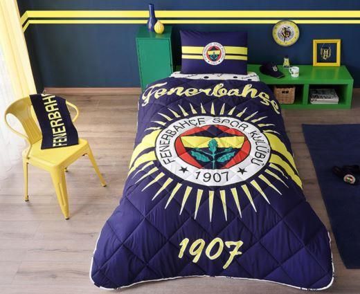 Taç 8266 Lisanslı Yorgan Seti Fenerbahçe