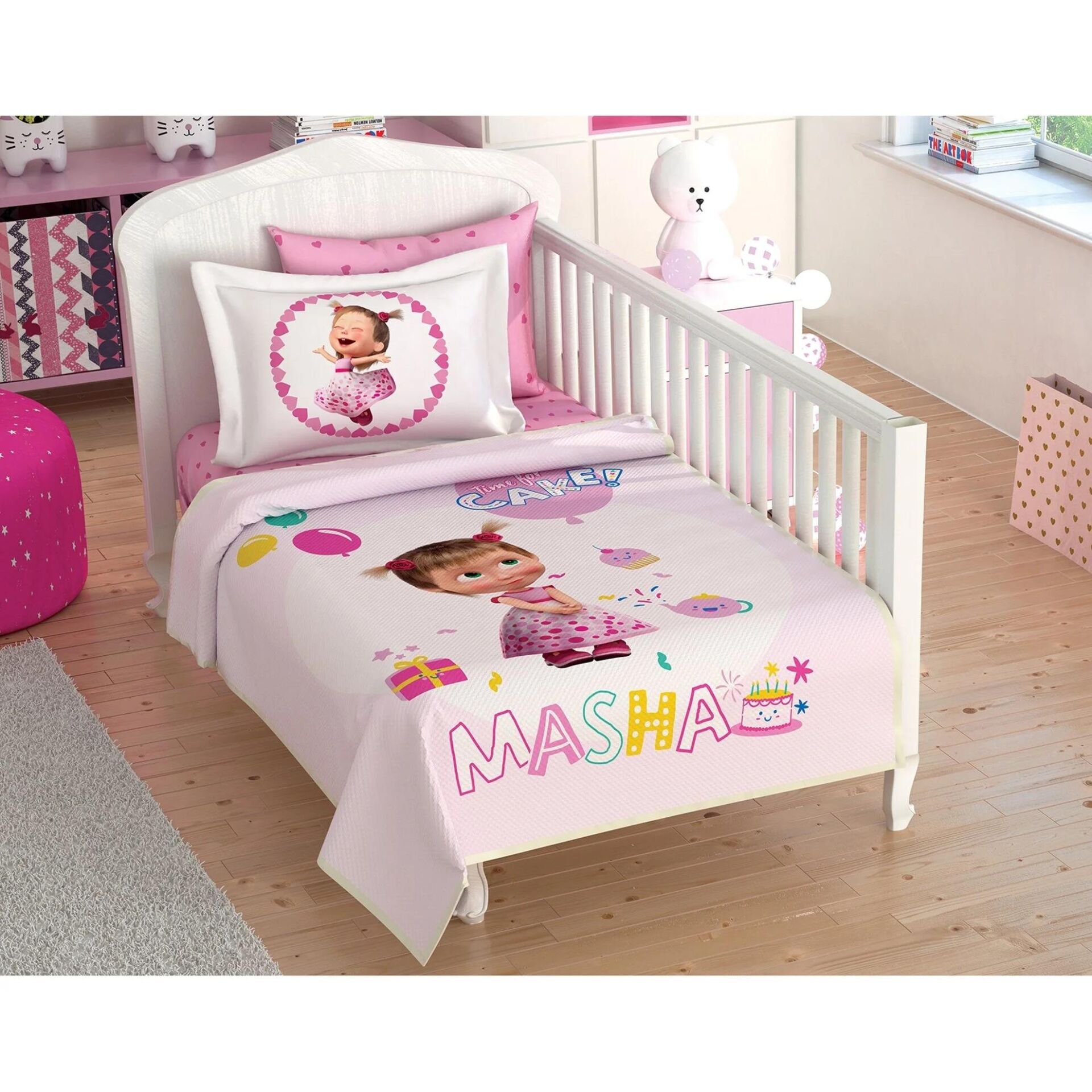 Taç 3576 Lisanslı Masha Cupcake Baby Pike Takımı