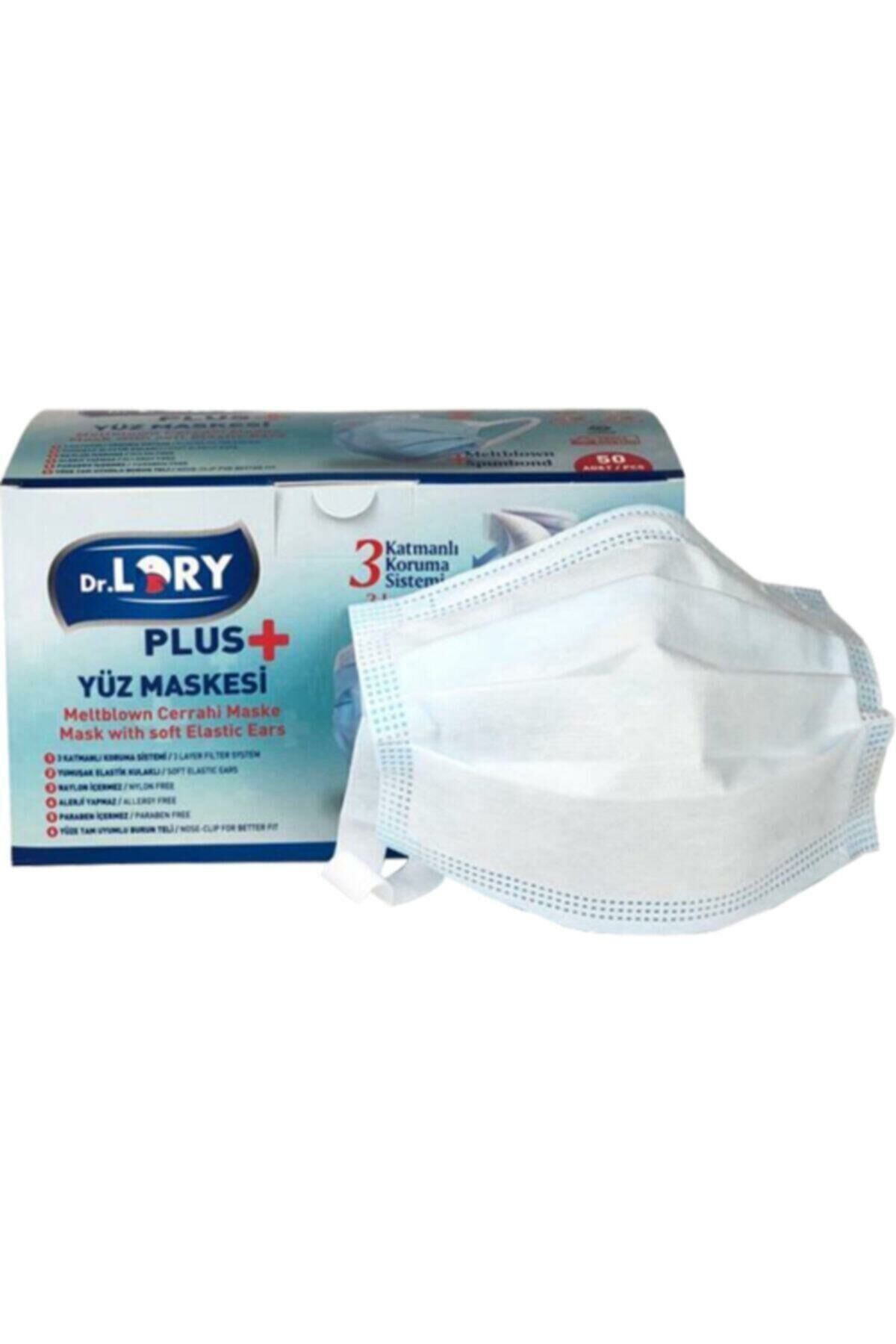 Dr. Lory Ultrasonik Cerrahi Maske - 50'li Paket