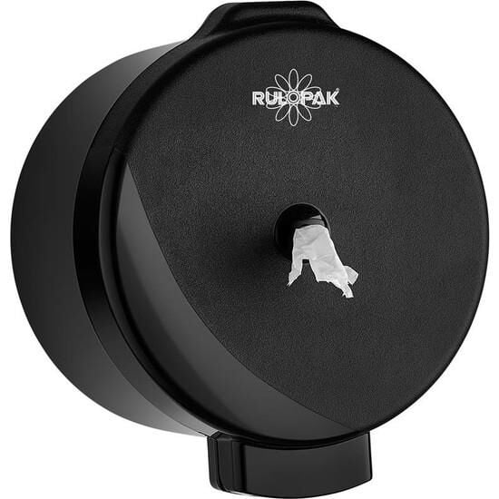 Rulopak R-3015 S Modern Mini Cimri Tuvalet Kağıdı Dispenseri- Siyah