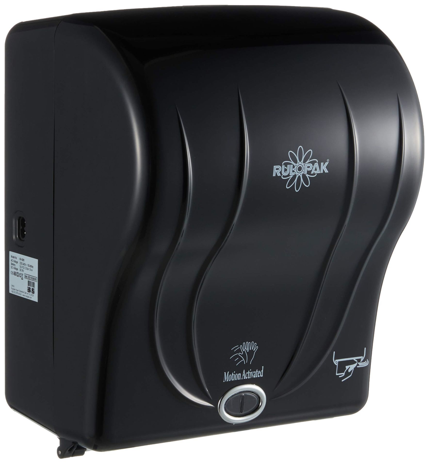 Rulopak R-1301 Sensörlü Havlu Dispenseri 21 cm - Siyah