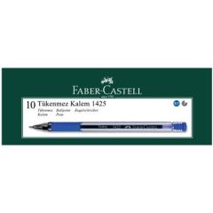 Faber Castell Tükenmez Kalem 1425 - İğne Uç / Mavi